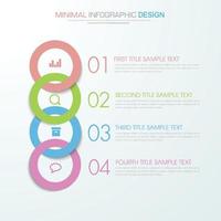 modèle d'infographie d'entreprise avec icône, illustration de conception vectorielle vecteur