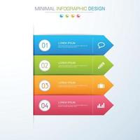 modèle d'infographie d'entreprise avec icône, illustration de conception vectorielle vecteur