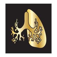 vecteur de conception de logo pulmonaire pour votre entreprise