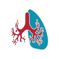 vecteur de conception de logo pulmonaire pour votre entreprise