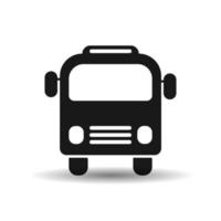 vecteur d'icône de bus. conception plate