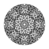 mandala dessiné à la main. décoration en ornement de doodle oriental ethnique. vecteur