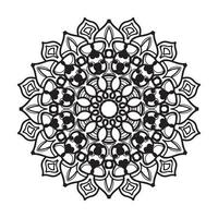 mandala dessiné à la main. décoration en ornement de doodle oriental ethnique. vecteur