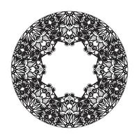 vecteur rond cercle abstrait. style mandala.