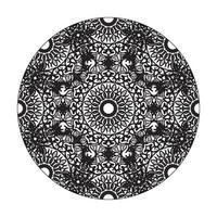 vecteur rond cercle abstrait. style mandala.