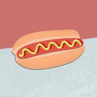 hot-dog clipart illustration restauration rapide art vecteur