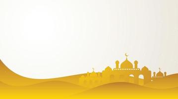 arrière-plan islamique. fond eid mubarak. fond de ramadan kareem. vecteur