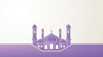 arrière-plan islamique. fond eid mubarak. fond de ramadan kareem. vecteur