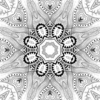 fond de mandala abstrait vecteur