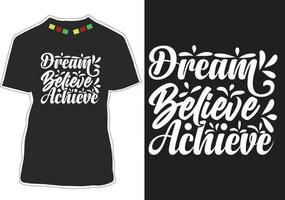 conception de t-shirt citations d'inspiration vecteur