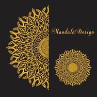 modèle de conception de mandala vecteur