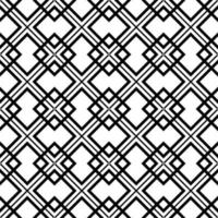 motif géométrique zig zag asiatique noir blanc vecteur