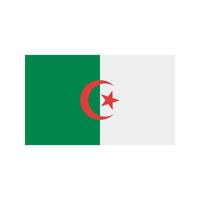 icône plate multicolore algérie vecteur