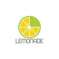 lettre l limonade cercle géométrique logo coloré vecteur