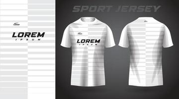 conception de maillot de sport t-shirt blanc vecteur