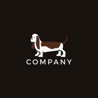 chien logo conception graphique illustration vectorielle vecteur