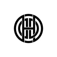 logo de lettre monogramme cercle hd vecteur