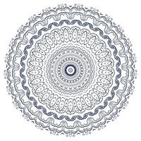 mandala motif oriental éléments ronds vecteur