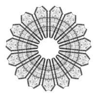 éléments de conception de fleur de mandala vecteur