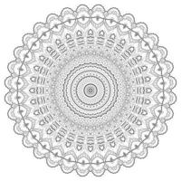 mandala motif oriental éléments ronds vecteur