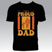 conception de t-shirt papa vecteur