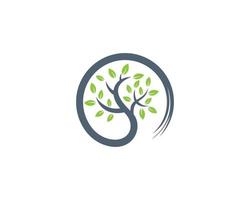 création de logo d'arbre vecteur-création d'icône d'arbre vecteur