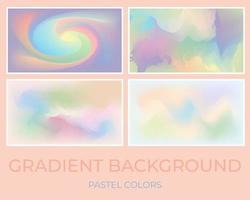 fond dégradé avec des couleurs pastel vecteur gratuit