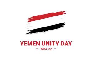 jour de l'unité du Yémen vecteur