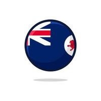 icône du drapeau de la tasmanie vecteur