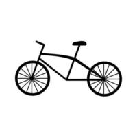 vélo icône vector illustration sur fond blanc.