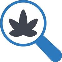 rechercher une illustration vectorielle de cannabis sur un fond. symboles de qualité premium. icônes vectorielles pour le concept et la conception graphique. vecteur