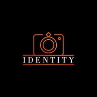 logo de photographie d'appareil photo, création de logo vectoriel de photographie médiatique, logo de photographie avec un appareil photo, appareil photo de luxe moderne