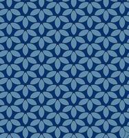 motifs vectoriels décoratifs sans couture dans le style japonais. illustrations modernes d'art linéaire bleu pour papier peint, dépliants, couvertures, bannières, décorations minimalistes, arrière-plans. vecteur