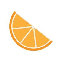 icône orange sur fond transparent vecteur
