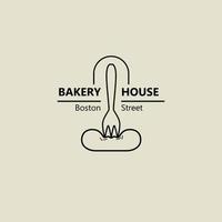 boulangerie maison logo.eps vecteur