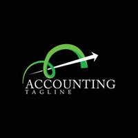 flèche comptabilité logo vecteur