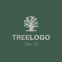 logo arbre moderne vecteur