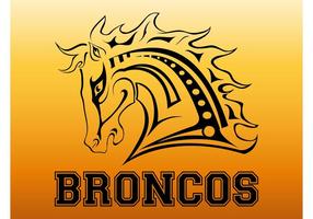 broncos logo vecteur