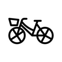 modèle d'icône de vélo vecteur