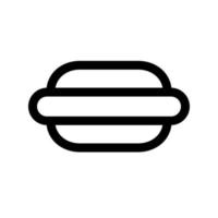 modèle d'icône de hot-dog vecteur