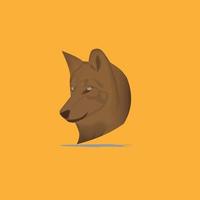 vecteur de tête de chien élégant, pour les logos pour les amoureux des animaux, les vétérinaires et plus encore