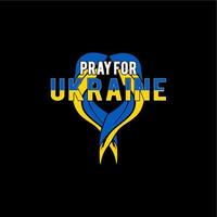 priez pour l'Ukraine vecteur