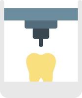 illustration vectorielle de dents sur fond. symboles de qualité premium. icônes vectorielles pour le concept et la conception graphique. vecteur