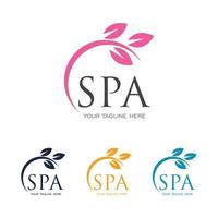 logo beauté spa vecteur