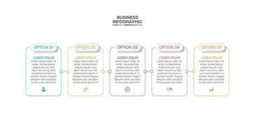 modèle d'infographie de présentation entreprise vecteur