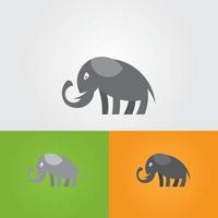 création de logo vectoriel emblématique éléphant