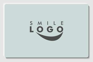 abstrait sourire swoosh icône vecteur logo modèle illustration conception