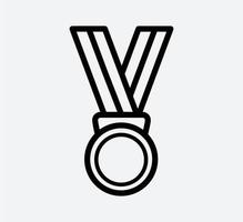 modèle de conception de logo vectoriel icône médaille