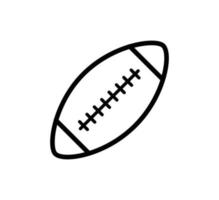 modèle de logo vectoriel icône rugby