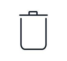 icône de recyclage, modèle de conception de logo vectoriel icône poubelle